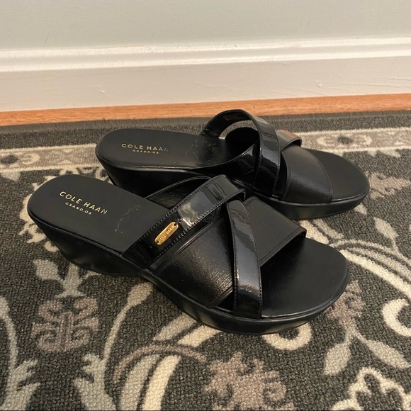 Cole Haan Black Sandals - Picture 3 of 8